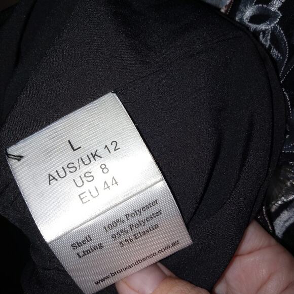 Bronx and Banco x Revolve "Tokyo" One Shoulder Dress in Multi Size Large - Picture 4 of 4